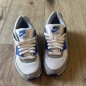 Nike Air Max Shoes - White and Blue